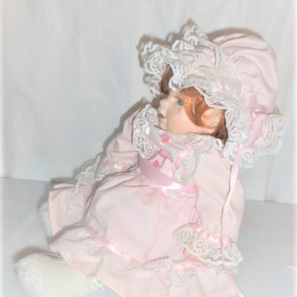 14.5" Tall Vintage Doll 1987 Reproduction of a Booths Tyner Design Vintage Doll - Picture 3 of 6